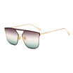 SHAUNA Ultralight Integrated Lens Women Square Sunglasses Fashion Men Rimless Gradient Tint Lens Shades UV400