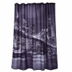 City Night View Pattern Waterproof Bathing Shower Curtain Bathroom Decor