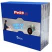 Ming Daijin dish MNDA single-piece CD box CD box thickening with a tray 70 grams of transparent 5 bag