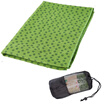 Kay speed environmental protection thickening non-slip yoga shop towel plum blossom point anti-slip sweat yoga blanket yoga towel with net bag EA09 green