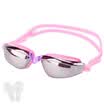 Yaji aryca plating anti-ultraviolet swimming glasses men&women waterproof anti-fog swimming goggles diving mirror WG51-A pink ear