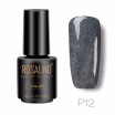 ROSALIND Black Bottle 7ML Faux Fur Effect P01-12 Gel Nail Polish Nail Art Nail Gel Polish UV LED Long-Lasting 3D Gel Lacquer