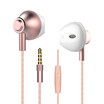 Langsdom F9 Metal Phone Earphones Half In-ear Earphone with Microphone Stereo Headset Earbuds for phone Xiaomi fone de ouvido