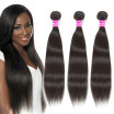 Glary 8A Peruvian Human Hair 3 Bundles Silky Straight Weaves 100 Unprocessed Virgin Human Hair Natural Black Color