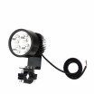 12V-80V 20W Black LED Headlight Lamp Universal for Motorcycle E-bike