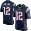 Mens New England Patriots Tom Brady Nike Navy BlueSilver Game Jersey