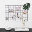QUATREFOIL Iron Grid Photo Wall Photo Hanger Black Bold 6545cm