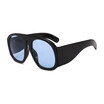 SHAUNA Summer Styles Oversize Women Round Sunglasses Brand Designer Trending Men Gradient Lens Glasses UV400
