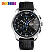 SKMEI Sport On the Open Air Quartz Hours Guys Top Luxury Brand Chronograph Leather Waterproof Wrist Watch Relogio Male 9106