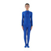24 Hrs Shipped Out Womens Blue Unitards Footed Long Sleeves Turleneck Unitards Womens Yoga Dancewears Fitness Suits