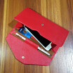 New Long Style Korean Lady Purse Korean Envelope Multifunction Passport Bag with Large Screen Mobile Phone Bag
