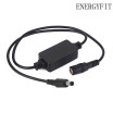 ENERGYFIT ACK-E6 DC Power Supply Cable LP-E6 LP-E6N Dummy Battery Cable for Panasonic Canon EOS 5DS 6D 7D 60D 70D 60Da