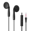 Langsdom IN2 Flat Head Earphone 35mm Earbuds Super Bass Headsets with microphone