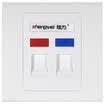 Sheng shengwei SIP-202 engineering level dual-port voice information panel switch socket panel network cable socket computer socket network information socket 86