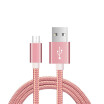 Micro USB to USB Cable for Samsung S7 2A Nylon Fast Charge Data Cable Mobile Phone Cable for Xiaomi Huawei Micro USB Cord