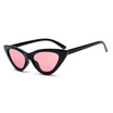 SHAUNA Popular Women Cat Eye Sunglasses Fashion Ladies Red Frame TintedClear Lens Shades UV400