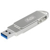 LD UD011 16G USB30 high speed U disk 360 degree rotation all metal car USB flash drive silver