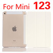Case for iPad Mini 4 3 2 1 Case PU Leather Silicone Soft Back Trifold Stand Auto SleepWake up Smart Cover for iPad Mini 2 Case