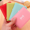 Shouyou cute bow card bag ladies solid color card sets fashion simple package JD-SN-41