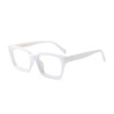 SHAUNA Classic Nail Decoration Women Square Glasses Frame Retro Men Anti-Blue Rays Reading Eyeglasses