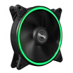 Huntkey GX120 monochrome green 12CM computer chassis LED fan supports large 4P serial interface shock absorption pad gift 4 screws
