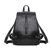 2018 new European&American fashion anti-theft leather womens backpack simple wild leather travel backpack