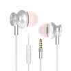 Langsdom In-ear Cool Metal Earphones M430 super bass Stereo Volume Control for music Sports wire gaming Headsets with Microphone