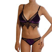 Sexy Women Lace Floral Bralette Push Up Bra G-string Set Lingerie Sleepwear Gift