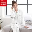 Arctic velvet pajamas womens spinning home service youth Korean long-sleeved pajamas women pajamas temperament ladies home service suit white XL