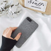 Soft TPU case For iphone 6 7 8plus X Case Ultra-thin Canvas Silicone Phone Cases