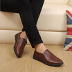 Mens casual shoes black brown orange beautiful generous fashion casual breathable anti-skid soft sole shoes