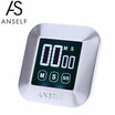 Anself LCD Digital Touch Screen Cooking Kitchen Timer Countdown Count Up Alarm Clock