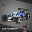 Romacci Original Wltoys A959 Upgraded Version 118 Scale 24G Remote Control 4WD Electric RTR Off-Road Buggy RC Car