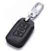 Che Dapin Volkswagen Key Case Leather Key Set 18 New Magotan B8 LaVida Golf 7 Speed ​​Teng Tuguan l Passat Bora Octavia Jetta cc Car Keychain Black Line