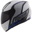 YOHE 991 motorcycle helmet men&women personality cool game full face helmet winter warm full cover running helmet white blue magic speed XXL code