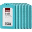 Excellent&UHOO 6832 candy color cortical documents card sets vertical light blue 12 box work card staff card badges