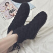 New Fashion Winter Ladies Knitted Wool Snow Boots High Cotton Shoes