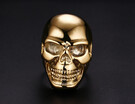 A punk headband Black skull ring is available in 2 colors