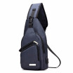 USB Charging Bag Sling Bag Pack Shoulder Chest Cross Body Backpack Daypack Bike Cycling Travel Hiking Sports Bag