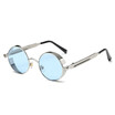 SHAUNA Classic Punk Style Women Round Sunglasses Retro Men Red TintedClear Lens Goggle Shades