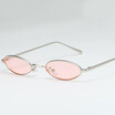 Small oval Metal sunglasses Women men retro Gold frame Red vintage Good Quality small round sun glasses for women UV400