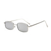 SHAUNA Classic Women Small Rectangle Sunglasses Summer Styles Popular Men Clear Red Lens Shades UV400