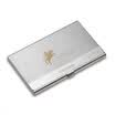 Jinlongxing Glosen convenient business card case stainless steel flip flip business card holder business high-end men&women card package 9312