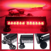 24led strobe warning light high power 24W long ceiling lamp pole lamp double sided 2 section bar warning light