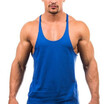 Hot Pure Color Summer Fitness Vest Male Ferret - Cotton Bodybuilding Vest