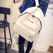Fashionable New Letter Canvas Backpack for Girl Travel Backpack Couple Backpack