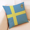 The 2018 World Soccer Cup Home Decor National Flag Cushion Cover Linen Sofa Design Throw Pillow Case