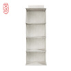 JINGZAO Storage bag for clothes Four-grid for Wardrobe Multi-layer fabric storage bag