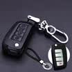 Huashi Nissan Key Case Tianqi Qijun New Loulan Sunshine Leather Car Key Case Buckle Set G Section Four Keys Folding Black