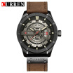 CURREN 8301 Top Brand Mens Watch Luxury Display Date of Creative Leather Quartz Wrist Watches Mens Watch
